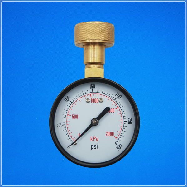 63mm Water test gauge